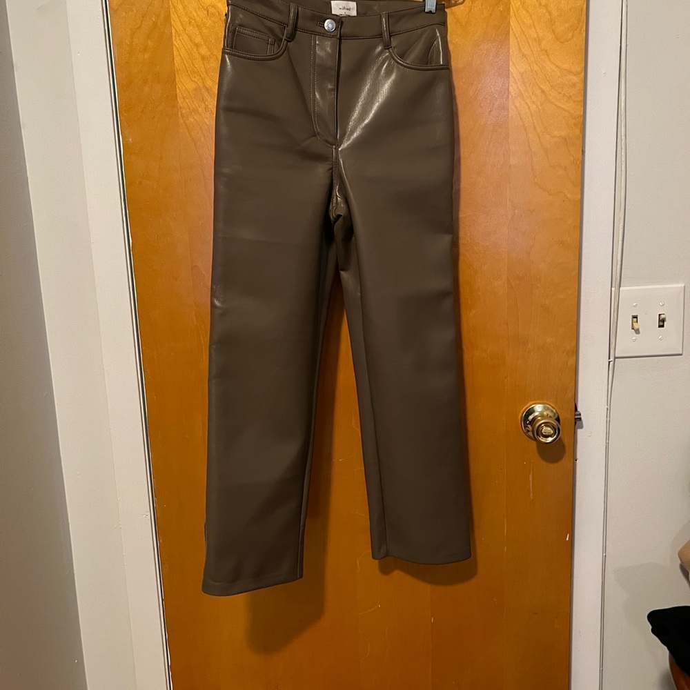 Aritzia Wilfred Melina Cropped Pant Shiitake sz 2